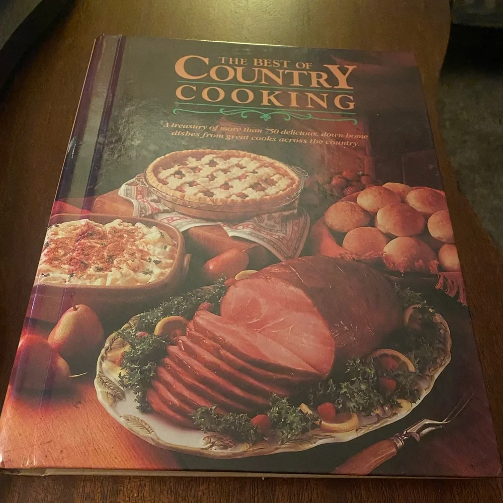 The Best of Country Cooking Cookbook, hardbound. Like new, 1994